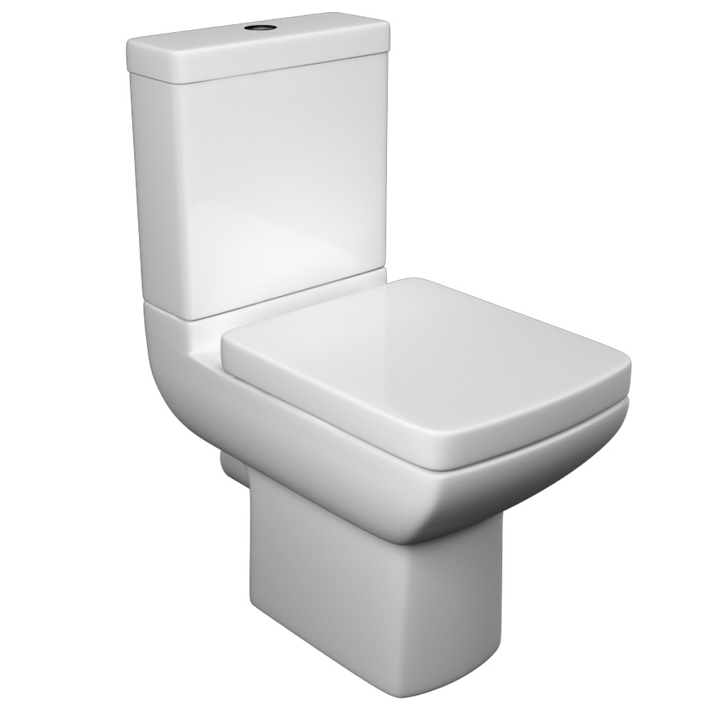 Eden Short Projection Close Coupled Pan & Soft Close Seat